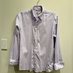 Faherty Brand Purple Button Down Shirt Purple Size Small Mens